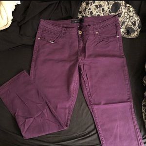 Deep Plum Skinny Jeans